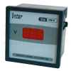 TRACON Digitális 1 fázisú váltakozó áramú voltmérő, direkt96×96mm, 500V AC