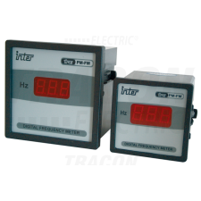 TRACON Digitális frekvencia mérő72×72mm, 45-75Hz mérőműszer