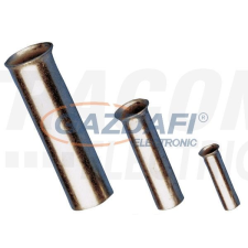 TRACON E06N Szigeteletlen érvéghüvely, ónozott elektrolitréz 4mm2, L=12mm villanyszerelés