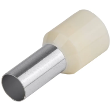 TRACON E125 Szigetelt (PA6.6) érvéghüvely, ónozott elektrolitréz, vaj 10mm2, L=27,5mm villanyszerelés
