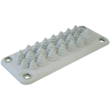 TRACON EKBV-04 Elosztószekrény kábelbevezető, gumi, 25db kábelhez 222x92mm villanyszerelés