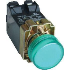 Tracon Electric Jelzőlámpa, fémalapra szerelt, zöld, transzformátorral - 3A/400V AC, IP42, NYGI6 NYGBV53Z - Tracon villanyszerelés