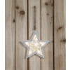 Tracon Electric Tracon CHRSTWW5WW LED karácsonyi csillag, fa, elemes Timer 6+18h,5LED, meleg fehér ( 3000K ) színhőmérséklettel, 2xAA ( CHRSTWW5WW )