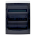 Tracon Electric TRACON EDFKIP65N183 Falon kívüli elosztódoboz, átlátszó ajtóval, N/PE sínnel 3×18 mod, H×W×D=595.3×414.25×148mm, IP65,1000 VAC, 1500 VDC