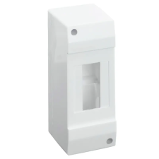 TRACON elosztódoboz, falon kívüli, ajtó nélkül, 1x2 modul, IP40, LxWxH=52x130x62mm villanyszerelés