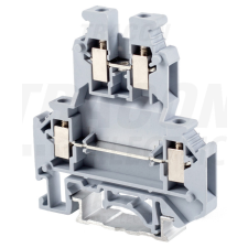 TRACON Emeletes ipari sorozatkapocs, csavaros, sínre, szürke 0,2-4mm2, 500VAC, 32A villanyszerelés