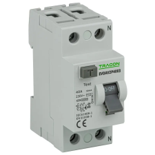 TRACON EVOAV2P10003 Áram-védőkapcsoló, 2 pólusú 100A, 30mA, 10kA, AC villanyszerelés