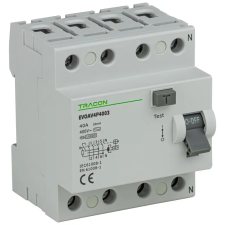TRACON EVOAV4P8003 Áram-védőkapcsoló, 4 pólusú 80A, 30mA, 10kA, AC villanyszerelés