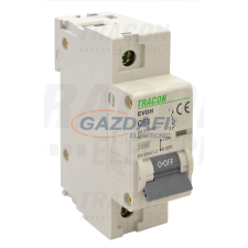 TRACON EVOH163 Kismegszakító, nagyáramú, 1 pólus, C karakterisztika 63A, 1P,10kA villanyszerelés