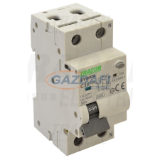 TRACON EVOKM2B2003 Kombinált védőkapcsoló, 2P, 2modul, B karakterisztika 20A, 30 mA, 6kA, AC villanyszerelés