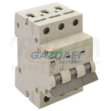TRACON EVOZ3B50 Kismegszakító, 3 pólus, B karakterisztika 50A, B, 3P, 6kA villanyszerelés