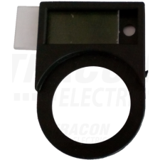 TRACON Felirati tábla (oldalról csúsztatható)25×10mm; ABS villanyszerelés