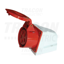 TRACON felületre szerelhető ipari csatlakozóaljzat, 32A, 400V, 3P+N+E, IP44 villanyszerelés