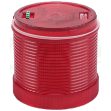 TRACON Fényjelző oszlop, piros fényűhenger, hangjelzéses aljzathoz230V AC, IP65 villanyszerelés