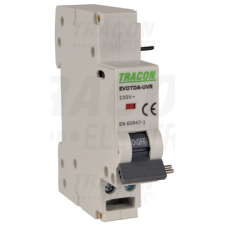 TRACON Feszültségcsökkenési kioldó EVOTDA-hozUn:230VAC, 50Hz, Udown_170VAC villanyszerelés