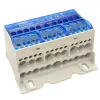 TRACON FLSO35-4P Fővezetéki leágazó sorkapocs nyitható fedéllel 4×35(25)mm2 / 3×5×10,3×2×25 / 4×16,6×25mm2, 690VAC/DC,125A