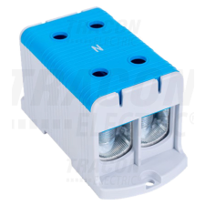 TRACON Főáramköri leágazó kapocs dupla, felületre szerelhető, kék 35-240mm2 villanyszerelés