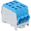 TRACON Főáramköri leágazó kapocs, sínre szerelhető, kék6-35mm2, max. 1000VAC/DC, max.125A