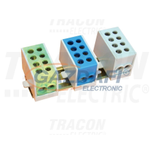 TRACON Főáramköri leágazó kapocs, sínre szerelhető, szürke villanyszerelés