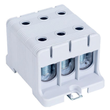 TRACON Főáramköri leágazó kapocs, sínre szerelhető, szürke 6-50mm2 3P villanyszerelés