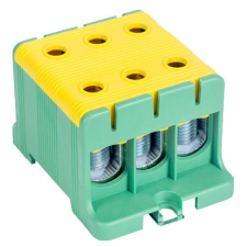 TRACON Főáramköri leágazó kapocs, sínre szerelhető, zöld/sárga 6-50mm2 villanyszerelés