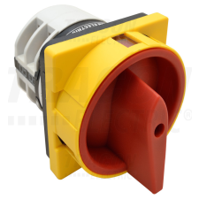TRACON Főkapcsoló, lakatolható, BE-KI 400V, 50Hz, 32A, 4P, 11kW, 64×64mm villanyszerelés
