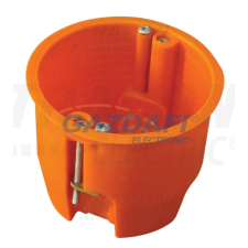 TRACON GD60 Gipszkarton doboz, mély, fedél nélkül, narancssárga 65×60mm, IP44 villanyszerelés