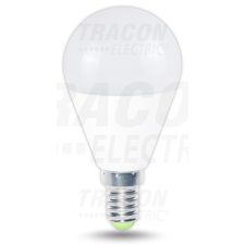 TRACON Gömb burájú LED fényforrás 230 V, 50 Hz, E14, 8 W, 570 lm, 4000 K, EEI=A+ izzó