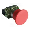 TRACON Gombafejű vésznyomógomb,fémalapra szerelt,piros,nem reteszel 1×NC, 3A/400V AC, IP42, d=40mm