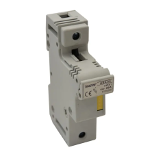 TRACON HBA-1P-50 Szakaszolókapcsoló-biztosító hengeres biztosítóhoz 50A, 14x51mm villanyszerelés
