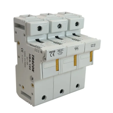 TRACON HBA-3P-100 Szakaszolókapcsoló-biztosító hengeres biztosítóhoz 100A, 22x58mm villanyszerelés