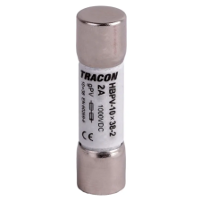 TRACON HBPV-10X38-2 Hengeres biztosító PV gPV, 2A,1000VDC,10kA,10x38 villanyszerelés