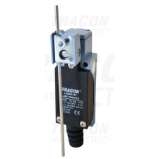 TRACON Helyzetkapcsoló, billenőkar-pálca1×NO+1×NC, 5A/250V AC, 0-100mm, IP65 villanyszerelés