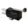 TRACON Helyzetkapcsoló, mikro, karos-görgős1×CO 10(3)A/230V, 28mm, 6,3x0,8 mm, IP00