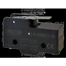 TRACON Helyzetkapcsoló, rugószáras1×CO, 2A/230V AC, 17mm, IP00 villanyszerelés