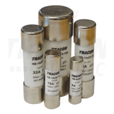 TRACON Hengeres biztosítóaM 2A,500V,100kA,10x38 villanyszerelés