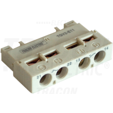TRACON Homlokoldali segédérintkezó TGV2-höz, beépítéstől függően1×NO/NC villanyszerelés