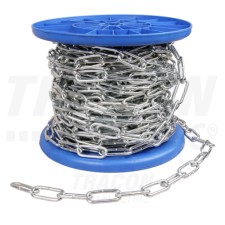 TRACON Hosszúszemű lánc, 6-os, horganyzott6x24x54mm villanyszerelés