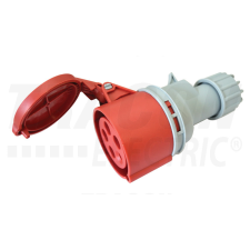 TRACON Ipari csatlakozóaljzat, fokozott védelemmel 32A, 400V, 3P+N+E, 6h, IP67 villanyszerelés