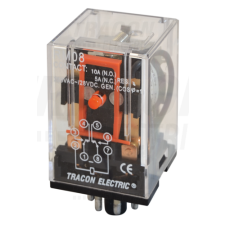 TRACON Ipari relé12V AC / 2×CO, (3A, 230V AC / 28V DC) villanyszerelés