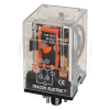 TRACON Ipari relé 12V AC / 2×CO, (3A, 230V AC / 28V DC)