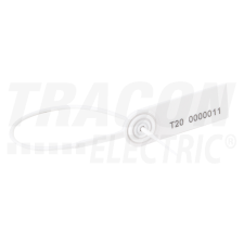 TRACON Jelölő plomba (20db)PP; steel lock; L=230mm villanyszerelés