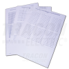 TRACON Jelölőmatrica J5 jelölőlapkához (1db A4-es ív)60×(51-52-53-54-55-56-57-58-59-60)