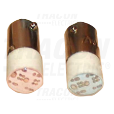 TRACON Jelzőizzó, kék, LED110-230V, Ba9s villanyszerelés