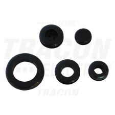 TRACON Kábelbevezető, nyitott, gumi B=13,9mm, C=10,5mm villanyszerelés