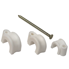 TRACON Kábelszorító bilincs, szeggel (20db) 9mm villanyszerelés