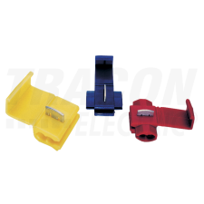 TRACON Késes leágaztató (PVC), ónozott elektrolitréz, sárga4-6mm2, 50VDC, max. 50 A villanyszerelés