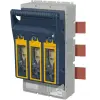 TRACON KETO-2-3/60/AOU/FESL Szakaszolókapcsoló-biztosító,gyűjtősínre, lapos csatlakozó 690VAC, 440VDC, 400A, 3P, NH2
