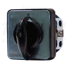 TRACON Kézikapcsoló, BE-KI400V, 50Hz, 20A, 2P, 5,5kW, 48×48mm, 60° villanyszerelés