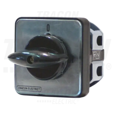 TRACON Kézikapcsoló, BE-KI400V, 50Hz, 25A, 2P, 7,5kW, 48×48mm, 90° villanyszerelés
